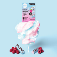 Refrigerated Greek Yogurt Bars - Drizzled 5 Pack - Raspberry Cotton Candy