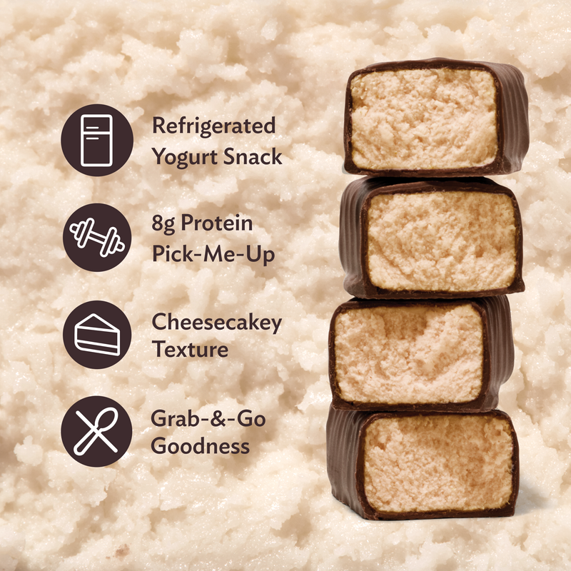 Refrigerated Greek Yogurt Bars - Full Size 4 Pack - Pumpkin Spice