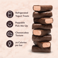Refrigerated Greek Yogurt Bars - Mini Size 8 Pack - Peach